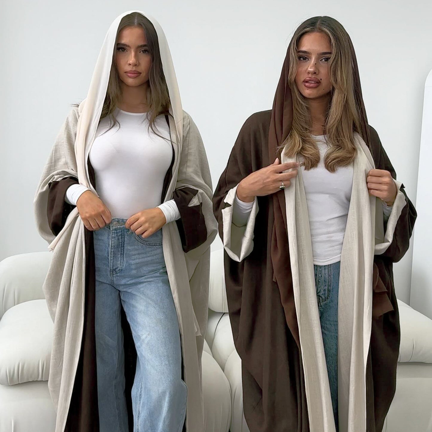 Modest Reversible Wearable Elegant Robe