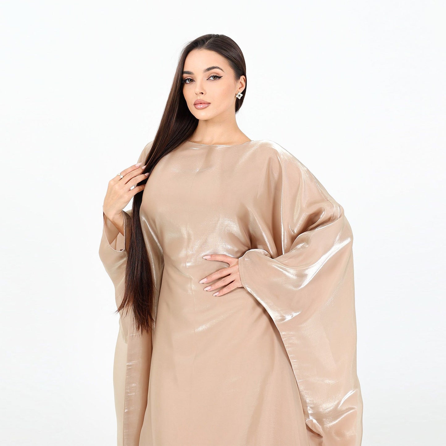 Women's Round Neck Islamic Maxi Dress