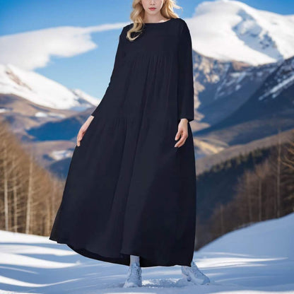 Modest Loose Casual Maxi Dress