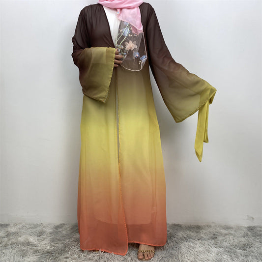 Women's Modest Cardigan Chiffon Robe