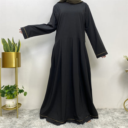 Modest Black Abaya Dress