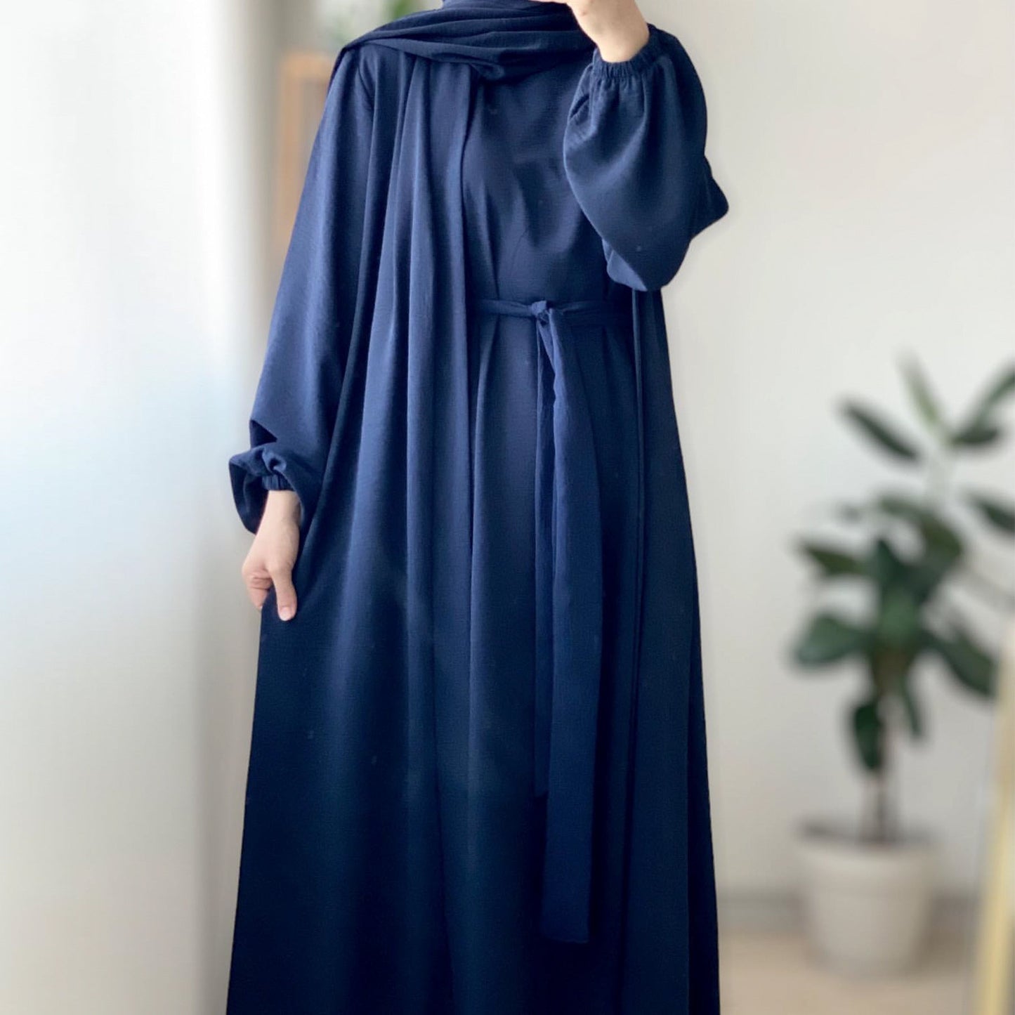 Women's Plain Modest Two-piece Suit