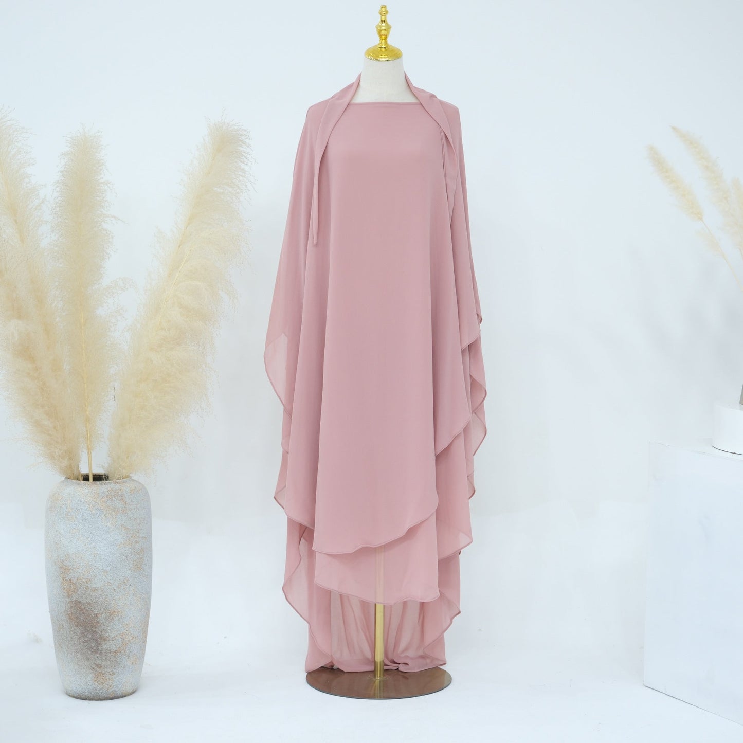 Modest Double Chiffon Swing Hijab