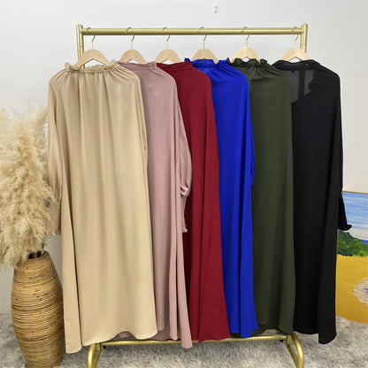 Women's Plain Modest Abaya Dress