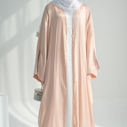 Plain Glitter Fabric Exquisite Robe