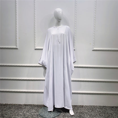 Women's Plain Bat Sleeve Abaya Dress