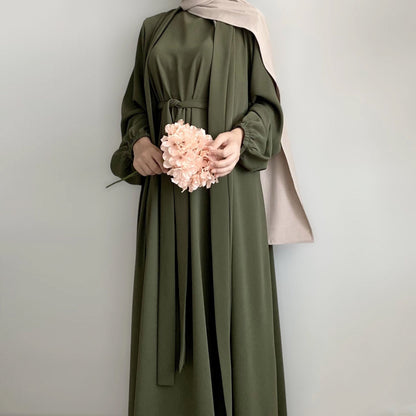 Women's Plain Modest Two-piece Suit