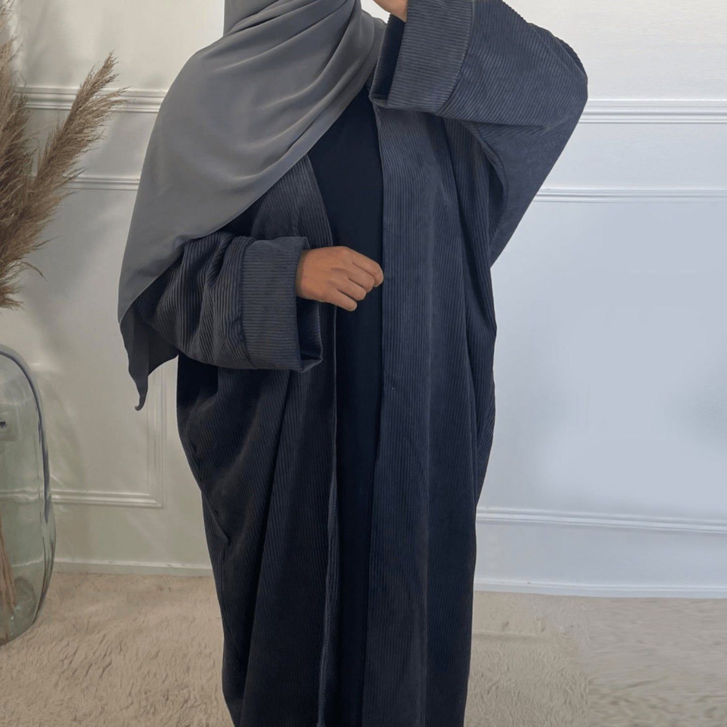 Women's Plain Modest Robe Dress