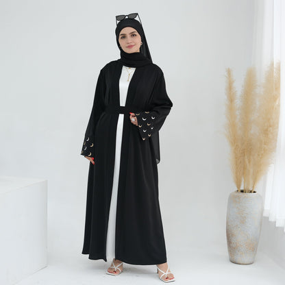 Plain Embroidered Elegant Robe