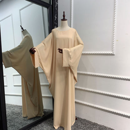 Women's Solid Color Abaya Dress