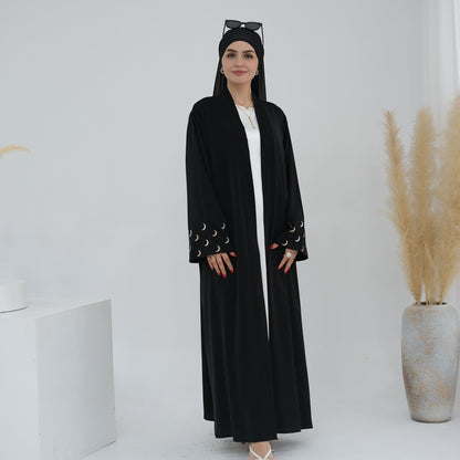 Plain Embroidered Elegant Robe