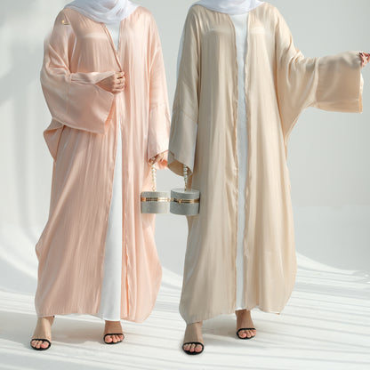 Plain Glitter Fabric Exquisite Robe