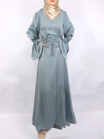 Women's Plain Modest Abaya Dress