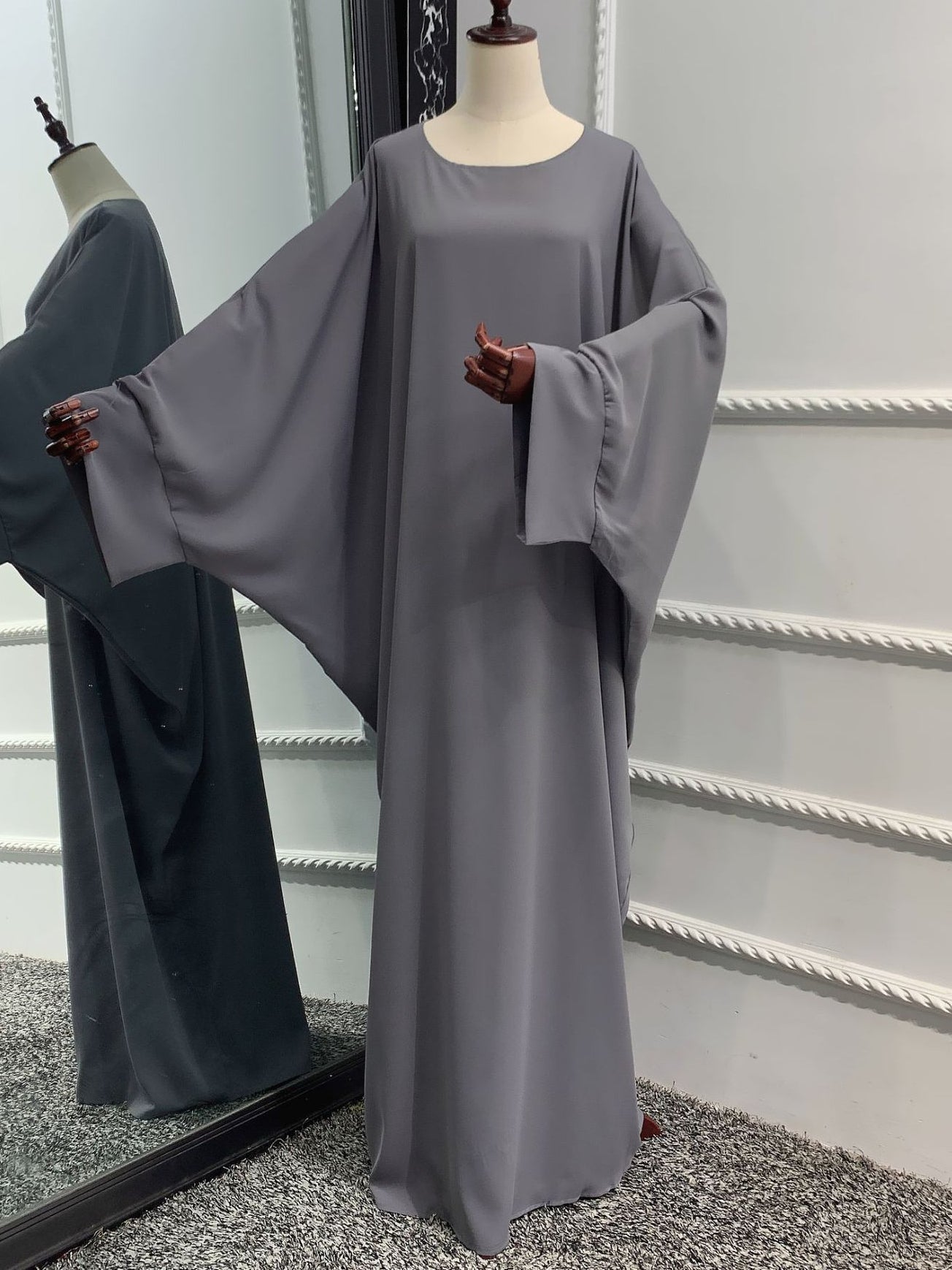 Women's Solid Color Abaya Dress