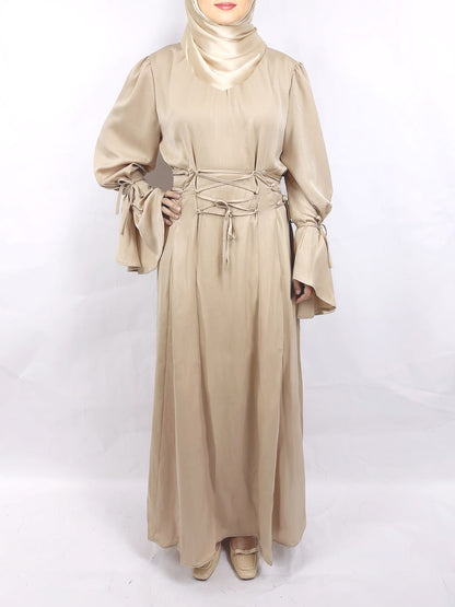 Women's Plain Modest Abaya Dress