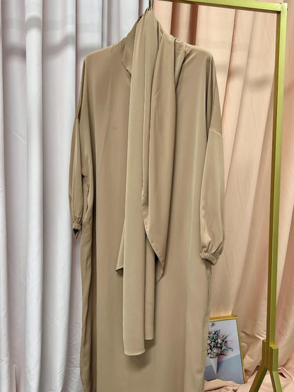 Dubai Turkish Hijab Hoody Abaya Dress