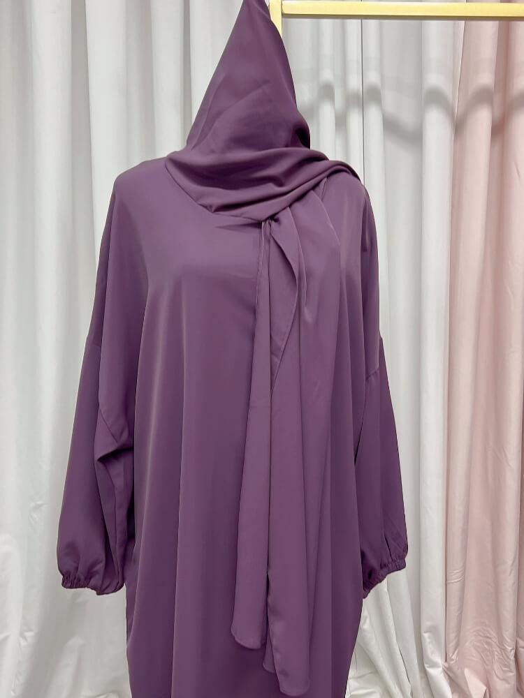 Dubai Turkish Hijab Hoody Abaya Dress